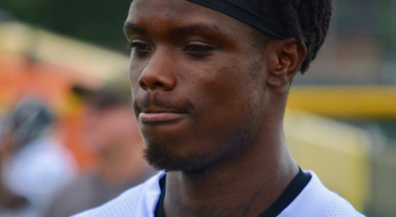 Steelers WR Damoun Patterson in 2018 training camp