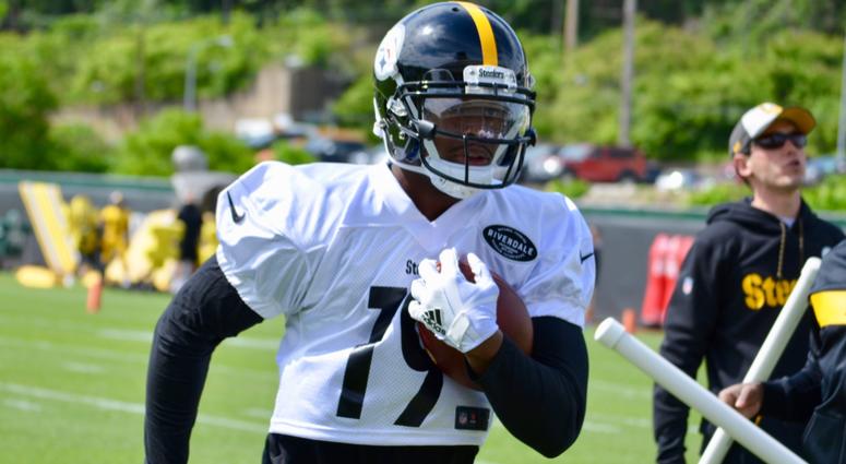 Steelers wide receiver JuJu Smith-Schuster at OTAs in 2019