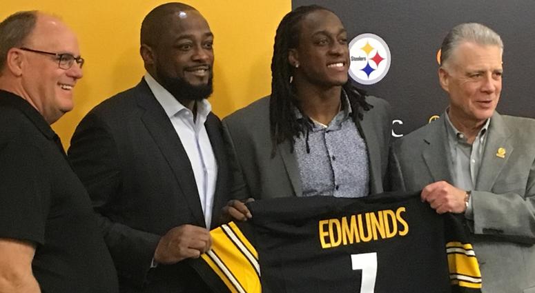 Terrell Edmunds Kevin Colbert Art Rooney Mike Tomlin
