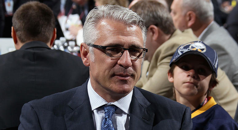 NEWARK, NJ - JUNE 30: Vice President of Hockey Operations Ron Francis of the Carolina Hurricanes looks on during the 2013 NHL Draft at the Prudential Center on June 30, 2013 in Newark, New Jersey.