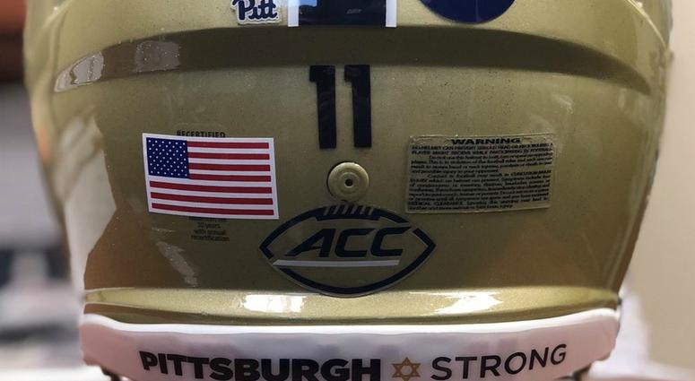 Pittsburgh Strong Pitt Helmet