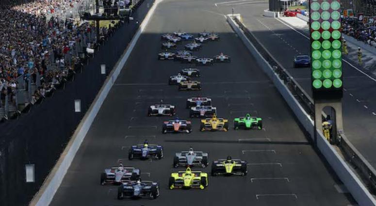 The Start Of The 102nd Indianapolis 500 At The Indianapolis Motor Speedway The Start Of the 102nd Indianapolis 500 At The Indianapolis Motor Speedway