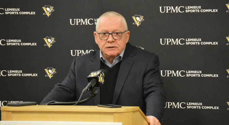 Penguins General Manager Jim Rutherford