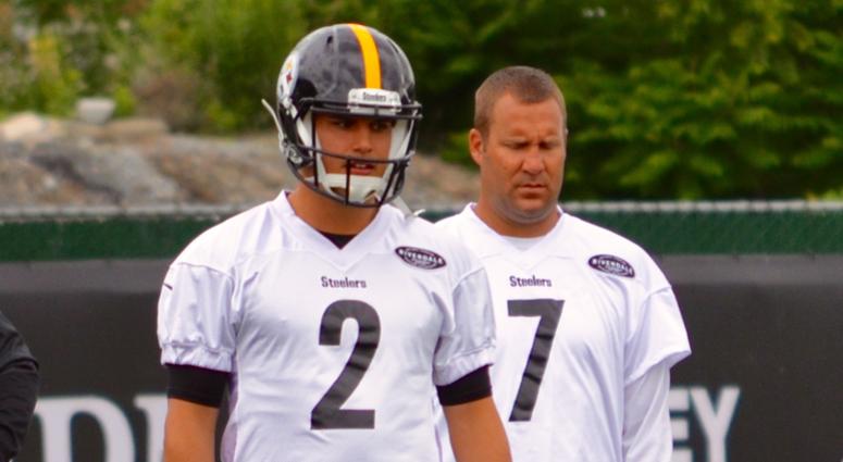 Mason Rudolph and Ben Roethlisberger Mason Rudolph and Ben Roethlisberger