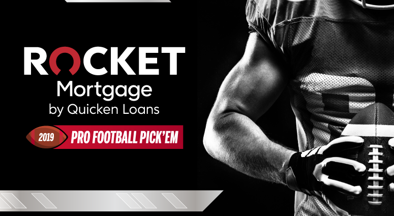 Rocket Mortgage by Quicken Loans 2019 Pro Football Pick’Em Rocket Mortgage by Quicken Loans 2019 Pro Football Pick’Em