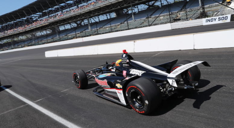 Spencer Pigot Ed Carpenter Racing's Takes Off On His Indy 500 Qualifying Attempt Spencer Pigot's Ed Carpenter Racing's Chevrolet At Indy