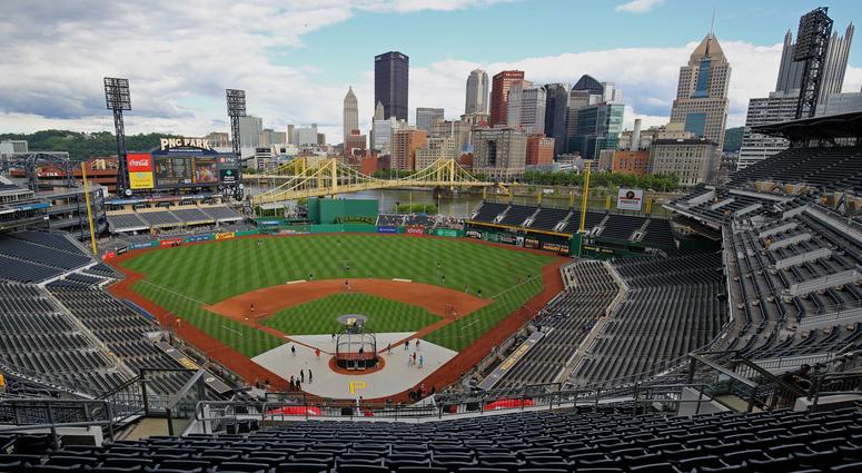 A view of the stadium prior to the game of the Miami Marlins against the Pittsburgh Pirates at PNC Park. A view of the stadium prior to the game of the Miami Marlins against the Pittsburgh Pirates at PNC Park.
