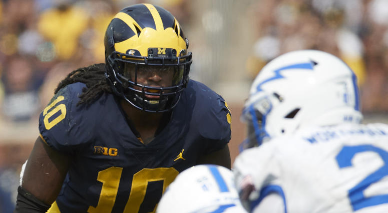 Michigan linebacker Devin Bush Michigan linebacker Devin Bush