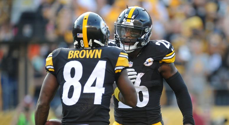 Antonio Brown and Le'Veon Bell