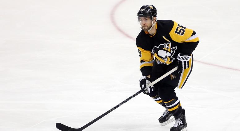 Kris Letang left during the 2nd period on Friday following a hit from Claude Giroux. Kris Letang left during the 2nd period on Friday following a hit from Claude Giroux.