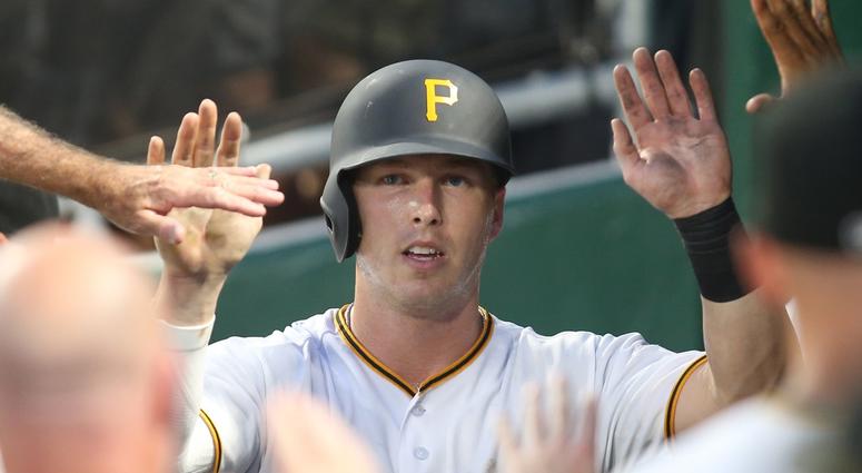 Pittsburgh Pirates left fielder Corey Dickerson Pittsburgh Pirates left fielder Corey Dickerson