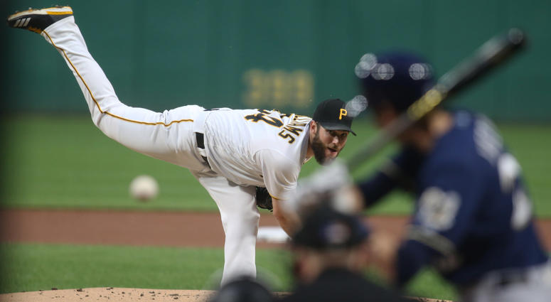 Pirates pitcher Trevor Williams Pirates pitcher Trevor Williams