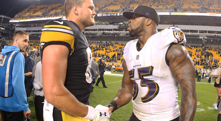 Vance McDonald & Terrell Suggs Vance McDonald & Terrell Suggs