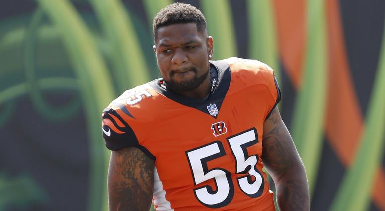 Cincinnati, OH, USA; Cincinnati Bengals linebacker Vontaze Burfict (55) warms up prior to a game