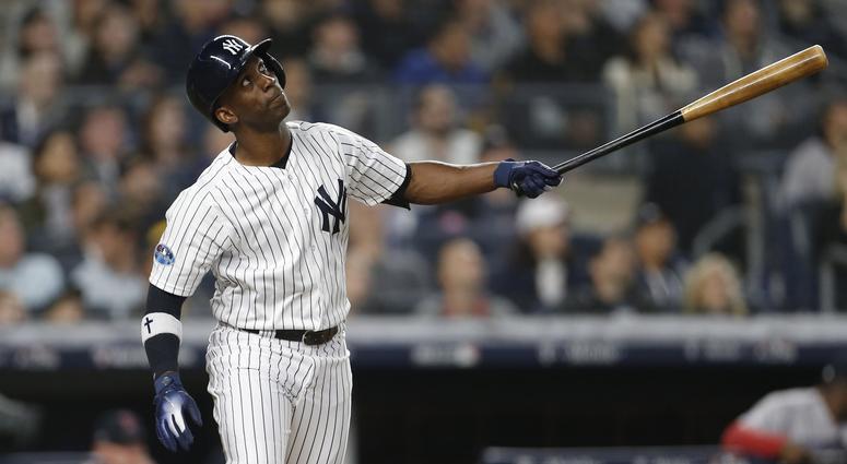 Andrew McCutchen with the Yankees