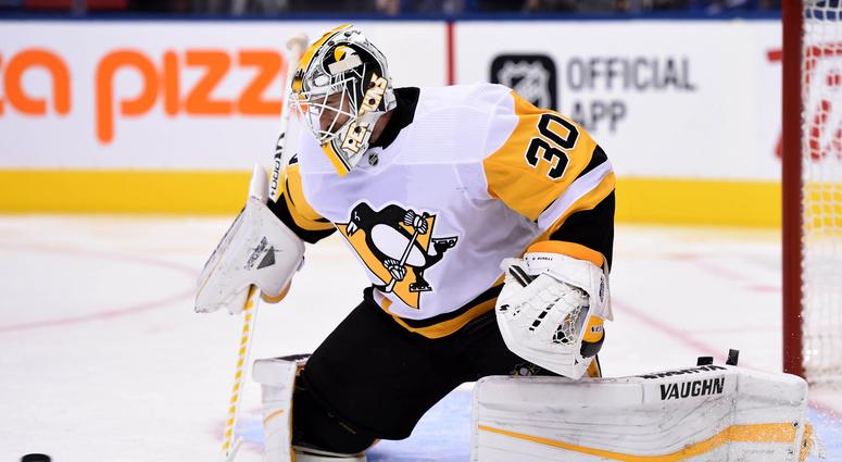 Pittsburgh Penguins goalie Matt Murray Pittsburgh Penguins goalie Matt Murray