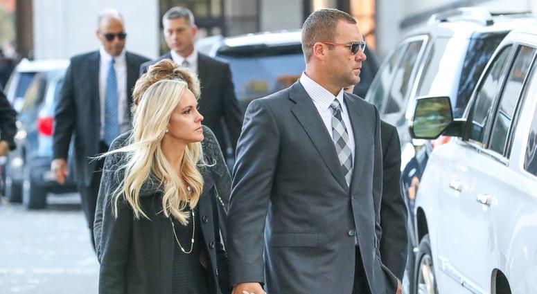 Pittsburgh Steelers quarterback Ben Roethlisberger attends the memorial service for brothers David and Cecil Rosenthal,