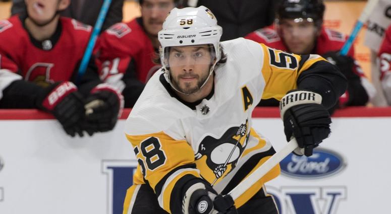 Pittsburgh Penguins defenseman Kris Letang Pittsburgh Penguins defenseman Kris Letang