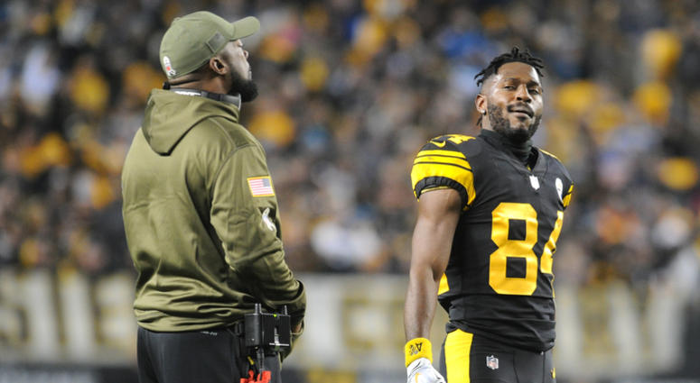 Mike Tomlin & Antonio Brown Mike Tomlin & Antonio Brown
