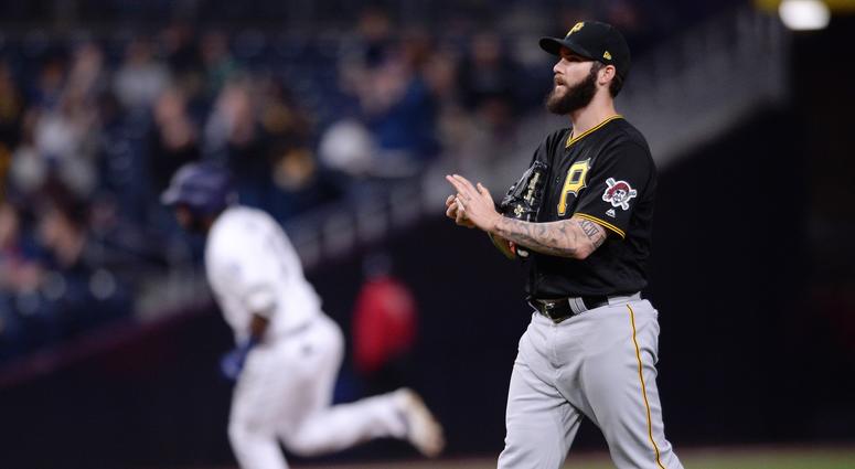 Pittsburgh Pirates starting pitcher Trevor Williams Pittsburgh Pirates starting pitcher Trevor Williams