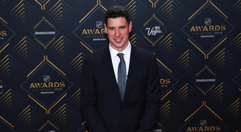 Jun 19, 2019; Las Vegas, NV, USA; Sidney Crosby is pictured on the red carpet