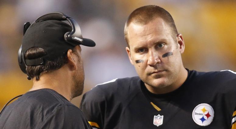 Steelers QB Ben Roethlisberger And Offensive Coordinator Todd Haley Steelers QB Ben Roethlisberger And Offensive Coordinator Todd Haley