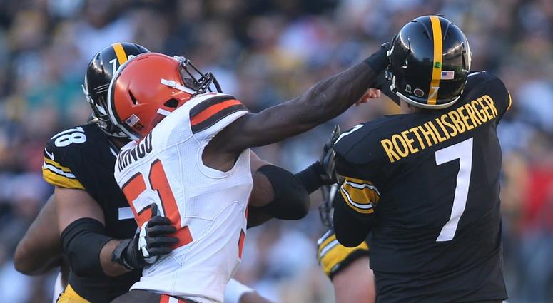 Roughing the passer call against Cleveland
