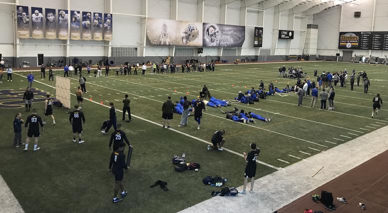 Pitt Football Pro Day in 2019
