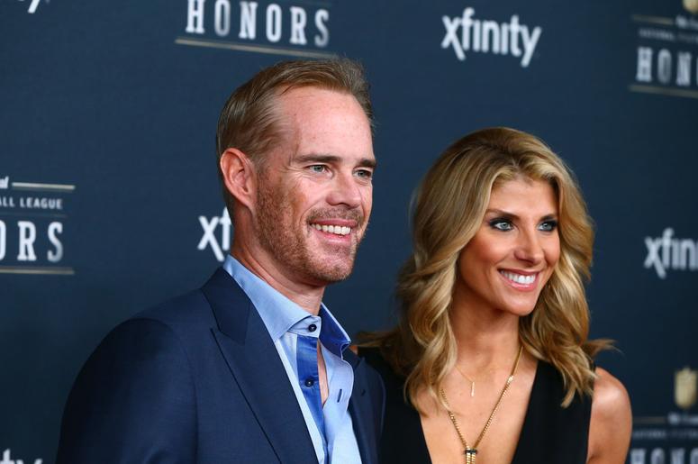 Joe Buck and wife