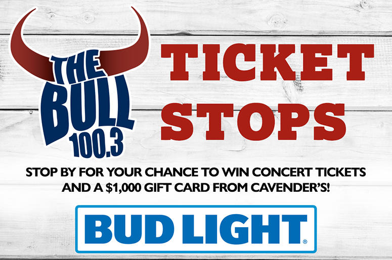 Concert Tickets Win Concert Tickets and a gift card from cavender's