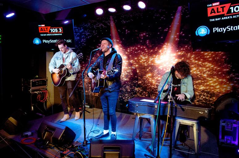 lovelytheband in the Playstation Music Space At ALT 105.3 lovelytheband in the Playstation Music Space At ALT 105.3