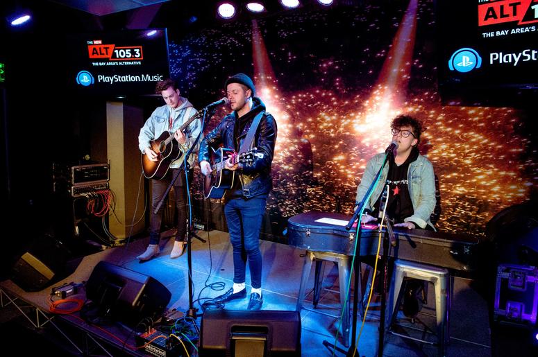 lovelytheband in the Playstation Music Space At ALT 105.3 lovelytheband in the Playstation Music Space At ALT 105.3