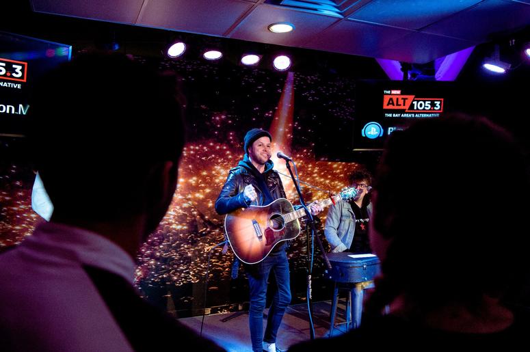 lovelytheband in the Playstation Music Space At ALT 105.3 lovelytheband in the Playstation Music Space At ALT 105.3