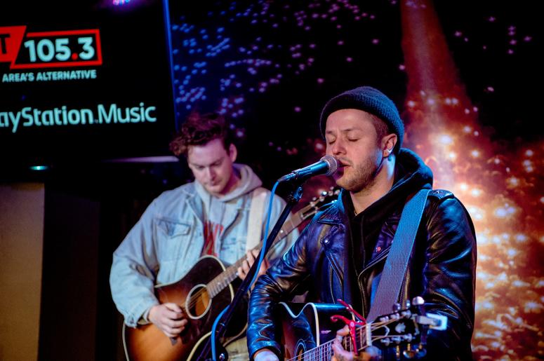 lovelytheband in the Playstation Music Space At ALT 105.3 lovelytheband in the Playstation Music Space At ALT 105.3
