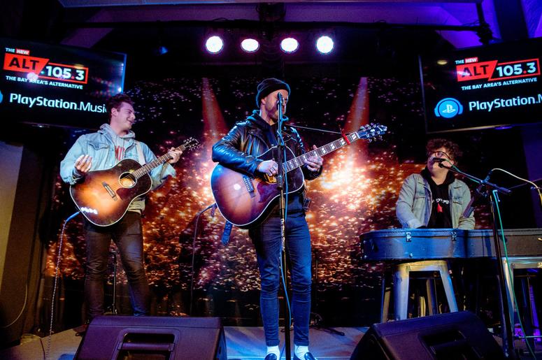 lovelytheband in the Playstation Music Space At ALT 105.3 lovelytheband in the Playstation Music Space At ALT 105.3