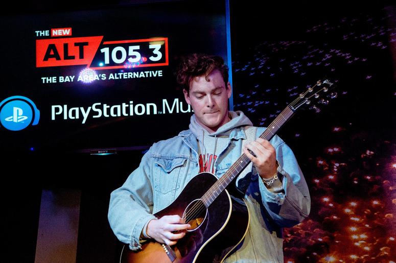 lovelytheband in the Playstation Music Space At ALT 105.3 lovelytheband in the Playstation Music Space At ALT 105.3