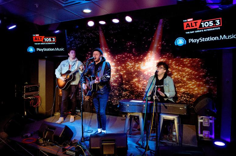 lovelytheband in the Playstation Music Space At ALT 105.3 lovelytheband in the Playstation Music Space At ALT 105.3
