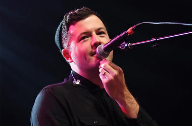 Brian Fennell aka SYML LAS VEGAS, NEVADA - JUNE 06: Recording artist Brian Fennell aka SYML answers questions from audience members as he performs during X107.5's "Our Big Concert" at The Chelsea at The Cosmopolitan of Las Vegas on June 6, 2019 in Las Vegas, Nevada. (Photo by E