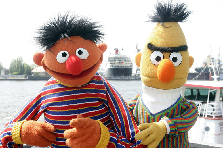 Ernie and Bert of “Sesame Street” Ernie and Bert of “Sesame Street”