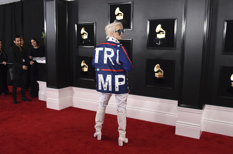 Ricky Rebel arrives at the 61st annual Grammy Awards Ricky Rebel arrives at the 61st annual Grammy Awards