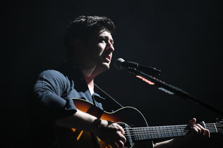 Marcus Mumford of Mumford & Sons performs at American Airlines Arena. Marcus Mumford of Mumford & Sons performs at American Airlines Arena.