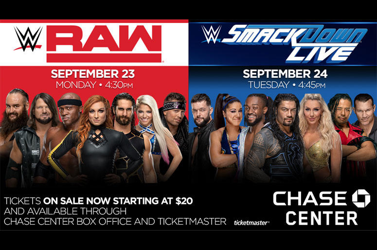 WWE Smackdown at Chase Center WWE Smackdown at Chase Center