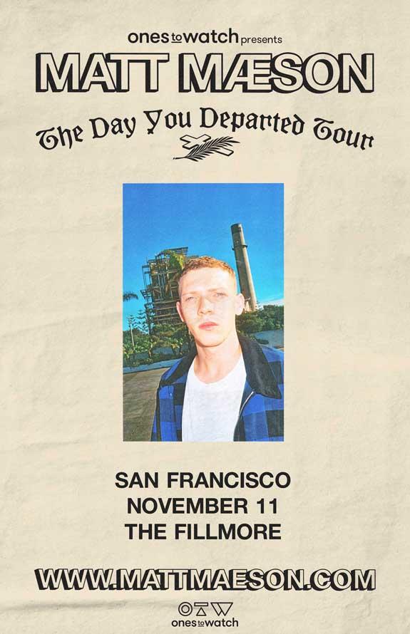 Matt Maeson at The Fillmore Matt Maeson at The Fillmore