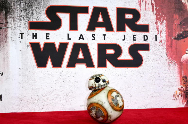 BB-8 attending a Star Wars: The Last Jedi photocall at the Corinthia Hotel, London. Star Wars,The Last Jedi,Rian Johnson,Fan Made,Remake,Donations,15 million,Social Media,Campaign,Disney,Fans,100.3 Jack FM