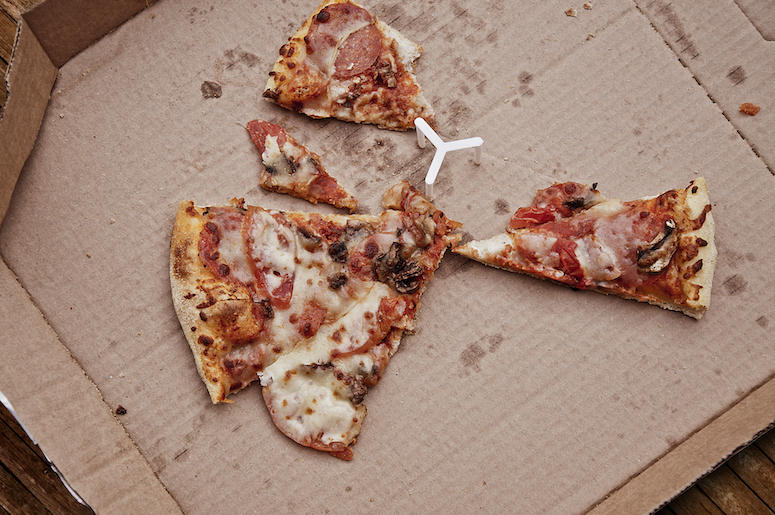 Cold Pizza, Leftovers, Box, Meat Lovers Cold Pizza, Leftovers, Box, Meat Lovers