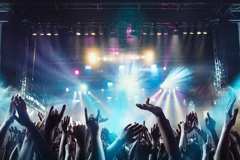 Rock Concert, Crowd, Music, Show, Stage, Lights Rock Concert, Crowd, Music, Show, Stage, Lights
