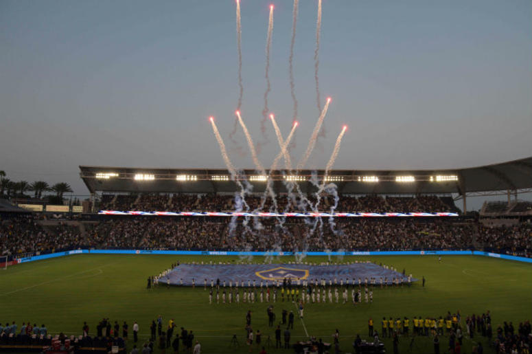 LA Galaxies Soccer Game