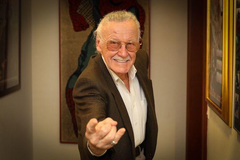 Stan Lee, MegaCon, Spider Man Pose, Suit, Smile Stan Lee, MegaCon, Spider Man Pose, Suit, Smile