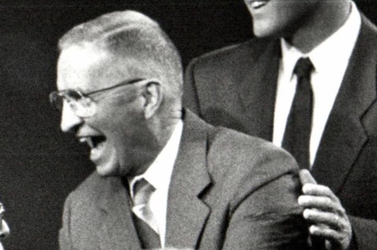 H. Ross Perot, Debate, Greeting Questioners, 1992 H. Ross Perot, Debate, Greeting Questioners, 1992
