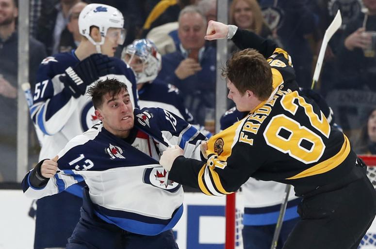 Trent Frederic and Brandon Tanev